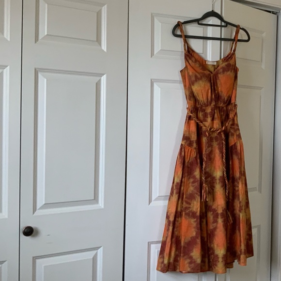 Ulla Johnson Valentina Braided Tie-Belt Midi Dress - Picture 5 of 16